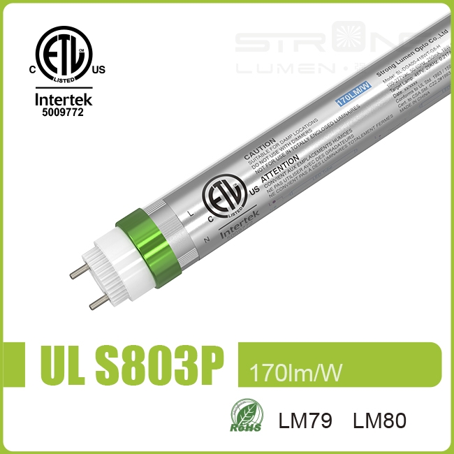 S803P ETL T8 170Lm/w Tube Light