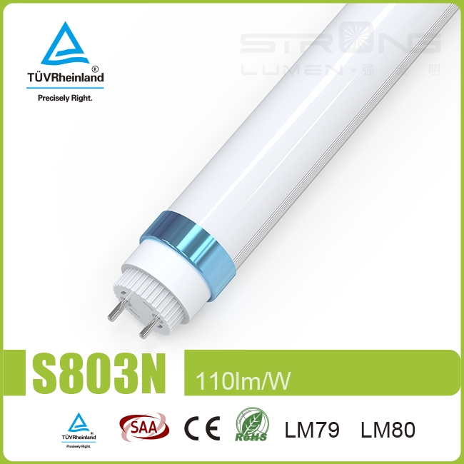 S803N T8 110lm/w Led Tube Light